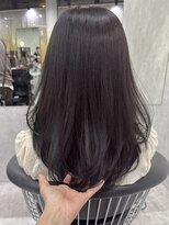 シティ(CITY)&nbsp;ブルーブラックカラー×韓国レイヤーカット　【CHICA】