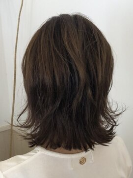 ヘアークリアー せんげん台 おしゃれ大人の無造作外ハネボブ20代30代40代 マットハイライト