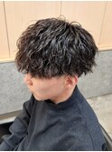 波巻きスパイラルパーマツイストスパイラルパーママッシュメンズ
