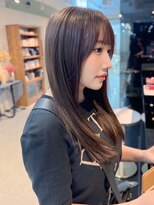 ケーツー心斎橋 クイーンズガーデン バイ ケーツー(K two QUEEN'S GARDEN by K two) セミロングヘア*ロングヘア*透明感カラー*グレージュカラー*前髪