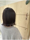 大人可愛いハイライトくすみカラーアッシュグレーベージュ