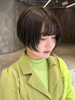 ピークアブー 原宿ハラカド(PEEK-A-BOO) 丸みショート/顔まわりレイヤー/マッシュ/ハンサム/前髪あり