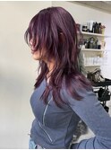 ウルフカットイメチェンホワイトブロンドショートボブ美髪