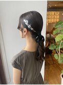 tight hair arrange