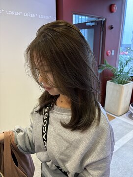 ローレンジウ(LOREN JU) 名駅/名古屋駅/学割U24/レイヤーカット/オージュア/ダブルカラー