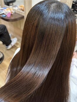 ツインズヘアー ベスティージ 柏駅南口店(TWINS Hair Vestige)の写真/【通算3万人以上の実績】ブローで髪を伸ばす【弱酸性ブロー矯正Air-Natural】自然すぎる仕上りに感動！