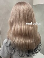 ベレーザ 渋谷(BELEZA)&nbsp;16359ブリーチ＆ダブルカラーナチュラルブラウンパールベージュ