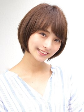 時短で決まる小顔ショートスタイル【国分寺】