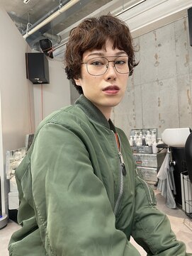 天神　ボブ　レイヤーカット　ボブパーマ