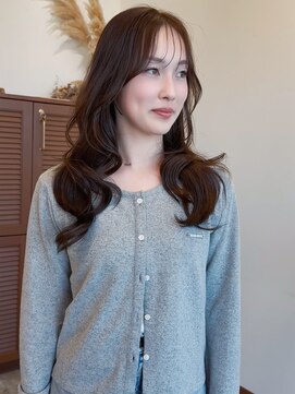 Idk レイヤーカット/フォワード巻き/シフォンブラウン/