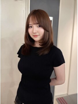 ソワンドゥブレスシエン 堀江店(soin de brace CIEN) ミディアムレイヤー × 肌馴染み重視ブラウン