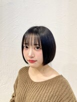 ティティアンバイイザ(titian by IZA)&nbsp;ショートボブ×縮毛矯正