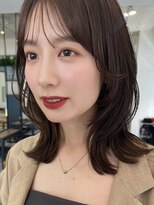 コート 青山(Cote)&nbsp;黒髪くびれミディ顔周りレイヤー20代30代40代ミディアムボブ