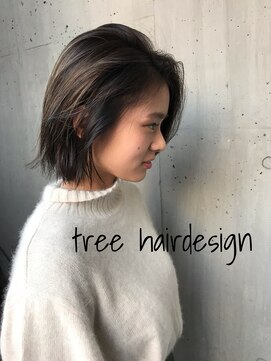 美容室 ツリー(Tree) ノンブローでおさまる大人 ショート 『Tree hairsalon 』本厚木
