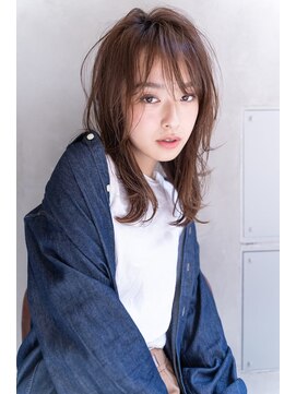 ケイト(kate) kate 大宮　外ハネミディアム×ミルクブラウン