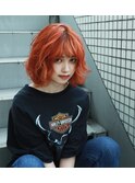 【奈良/inni hair】オレンジ