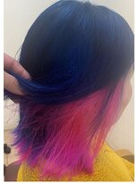 ヘアー クレイジュ(HAIR CRAYGE)&nbsp;ユニコーンカラー　ブルー・ピンク