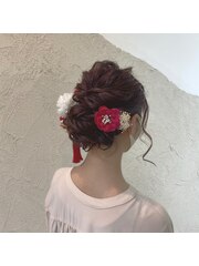 成人式ヘアセット