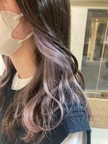 サラジュ 梅田店(SARAJU)&nbsp;saraju ニシカワ　インナーカラー　ホワイトラベンダー