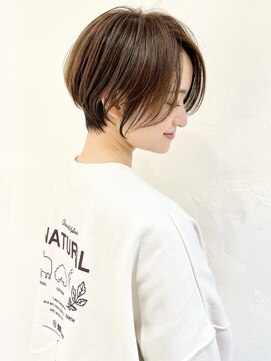 アンド ストーリーズ(&STORIES) 大人可愛い/ショートボブ/ハイライトカラー/ハンサムショート