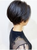 【松戸 ムラマツ】大人かわいい前髪なしショートボブ