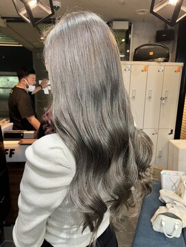 ラフ 難波店(LAFF) #黒髪#ボブルフ#ネビージュ#小顔#ワンレン