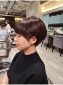大人女性に合うショートボブ/30代/40代/50代