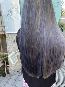 ダブル(W) 【hair salon W】ブルーグレージュハイライト