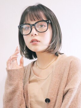 アルバム 池袋(ALBUM) ナチュラルボブ_グレージュカラーボブウルフ_38869