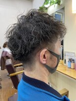 キャラシャローネ お台場(CharaChalone)&nbsp;簡単無造作ツイストスパイラルパーマ【メンズパーマ/お台場】