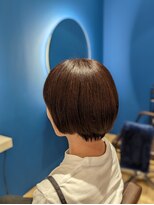 風の中の髪&nbsp;艶色クレイカラー