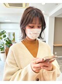 伸ばしいる間にも可愛く変化を