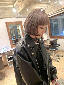 ラレイ(Lalei) レイヤーカットバイオレットベージュ/エンドカラー/ダブルカラー