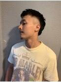 メンズマレットフェード