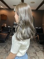 ヘアー アイス ルーチェ(HAIR ICI LUCE)&nbsp;オリーブベージュ インナーベージュ ブリーチなしカラー/林
