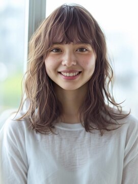 アルトリスト(Altruist Aging×HAIR&SPA) ★ダークアッシュ大人ガーリーボブ着物ミディアムレイヤーカット