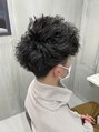 ピンク シー バイ アンジェリカ 瓢箪山2号店(PINQ she by ANGELICA)&nbsp;メンズのパーマも得意なのでお気軽にお声掛けください♪