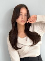 ニューヨークニューヨーク 阪急高槻店(NYNY)&nbsp;韓国風レイヤーブリーチなしダブルカラーオリーブブラウン