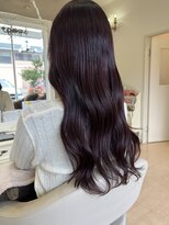 リラックスビューティーサロン グロー(GLOW) ワインレッドカラー