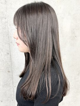 モリオ(morio) *黒髪ワンカールレイヤーカット顔周りレイヤー前髪軽めロング3