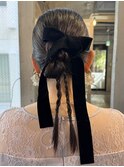 【徳岡】ヘアセット　モードヘア　タイトヘアセットカチモリヘア