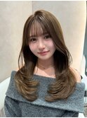 ◎イメチェン外ハネボブ美髪×ブリーチなしレイヤー韓国[銀座]