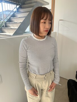 カフネ(CAFUNE) ブラウンベージュ×ボブ