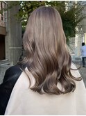 ミルクティーグレージュカラーダブルカラーケアブリーチ佐賀
