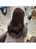 艶髪チョコレートブラウン 髪質改善カラー チェリーブラウン