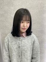ヘアサークルジープ 千舟町店(hair circle geep) 韓国風ブルーブラック