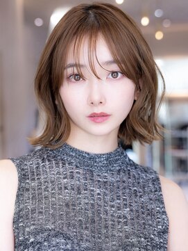 ドットハリス(.Hallis) レイヤーボブ/レイヤーカット/くびれレイヤー/韓国風ヘア