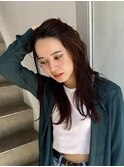 レイヤー/セミロングボブ髪質改善縮毛矯正白髪ぼかしショート