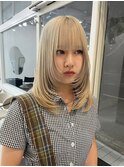たっぷりlayer × milky blond