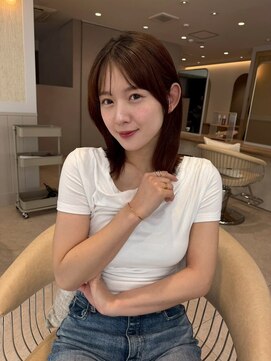 カロン バイ ジーナ 柏の葉キャンパス(Kalon by Zina) 髪質改善＊ ダークブラウン小顔ボブ＊美髪【Zina柏の葉】